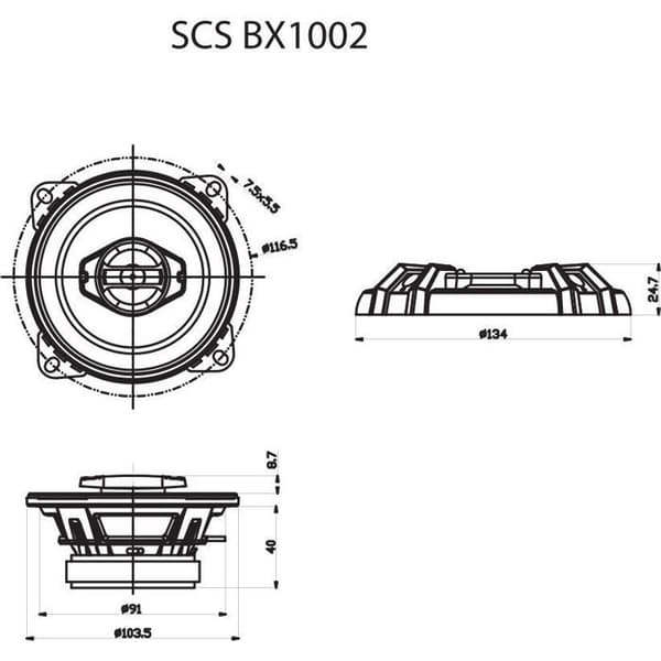 Högtalare - Sencor - SCS BX1002