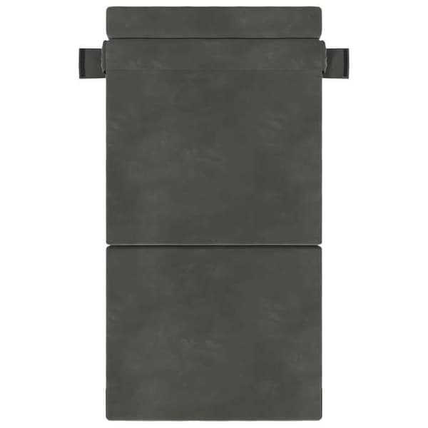 vidaXL Fällbar sängsoffa Mörkgrå 100 x 80 x 60 cm Tyg 900110
