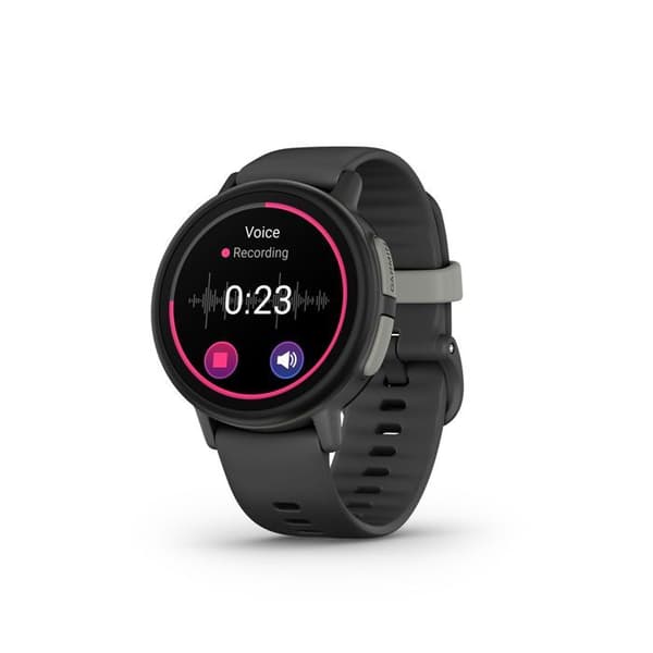 Smartklocka - GARMIN - Bounce 2 - 1,2" - GPS - Wi-Fi - Grå skiffer