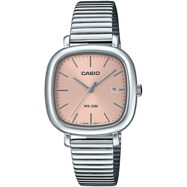 Klocka - CASIO - LTP-B166D - Dam - Rosa - Kvarts - Analog
