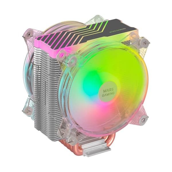 Ventilationssystem för processor - Mars Gaming - MCPU66 RGB - Transparent - Socket AM4 - Aluminium