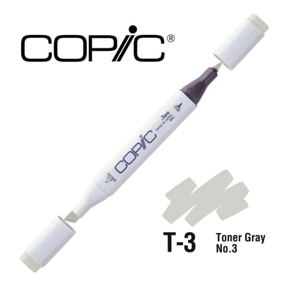 Copic - Alkoholbaserad Copic Marker T3 Toner Gray No.3