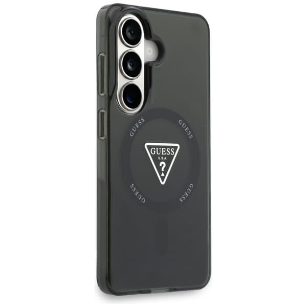 Coque Guess IML Gradient Triangle MagSafe för Samsung Galaxy S26 - Svart