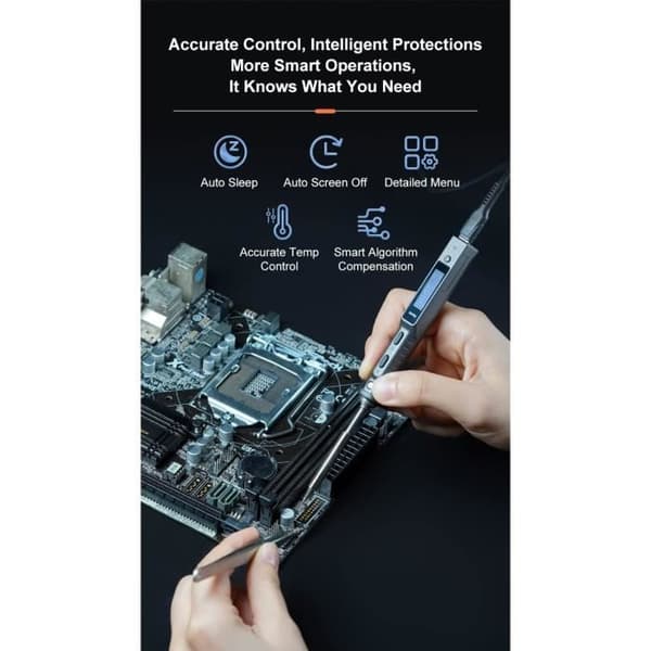 Lödpenna - MINIWARE TS101 - 65 W - 50-400 °C - USB-C PD