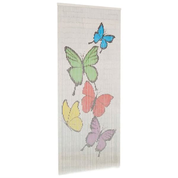 vidaXL Bambu Insektsdörr Gardin 90 x 200 cm