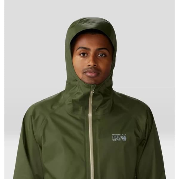 Vattentät jacka Mountain Hardwear Threshold™ - mantisgrön/överskott grön