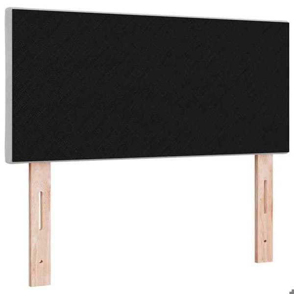 vidaXL Sänggavel Ljusgrå 90 cm Sammet 42007222