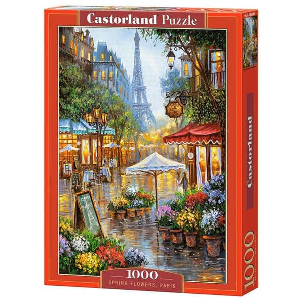1000 pusselbitar Vårblommor, Paris