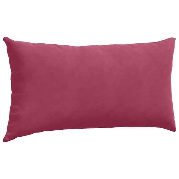 vidaXL Soffkuddar 2 st Bordeaux 80 x 40 cm 42013718
