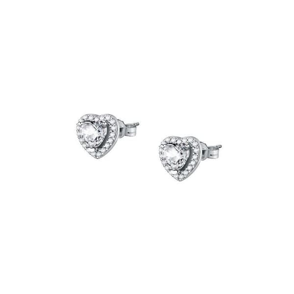 Puces MORELLATO i Silver 925/1000 Vit och Vit Oxid