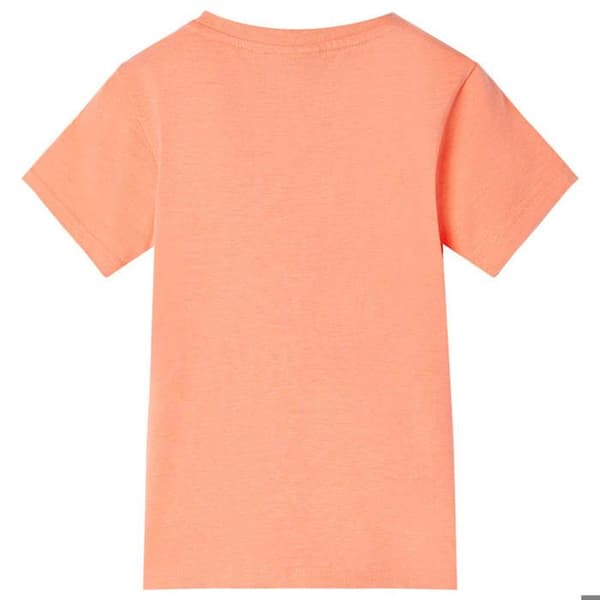 Neonorange t-shirt för barn, flera storlekar