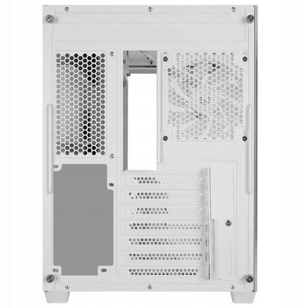 PC Hölje - RAMPAGE - LOOPY-VIT - 7 ARGB-fläktar - Infinity HUB - Vit