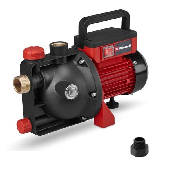 Einhell Vattenpump GC-GP 6050 ECO PLUS (600 W, max. flöde 5000 L/h) med universell adapter 33,3 mm