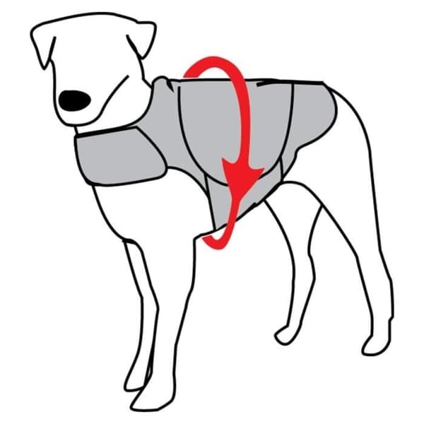 ThunderShirt Anti-stress kappa för hundar XL Grå