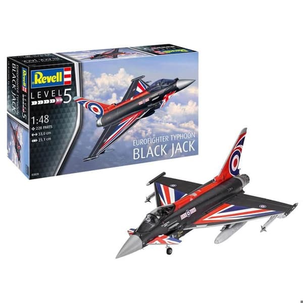 Maquetteflygplan: Eurofighter Typhoon Black Jack