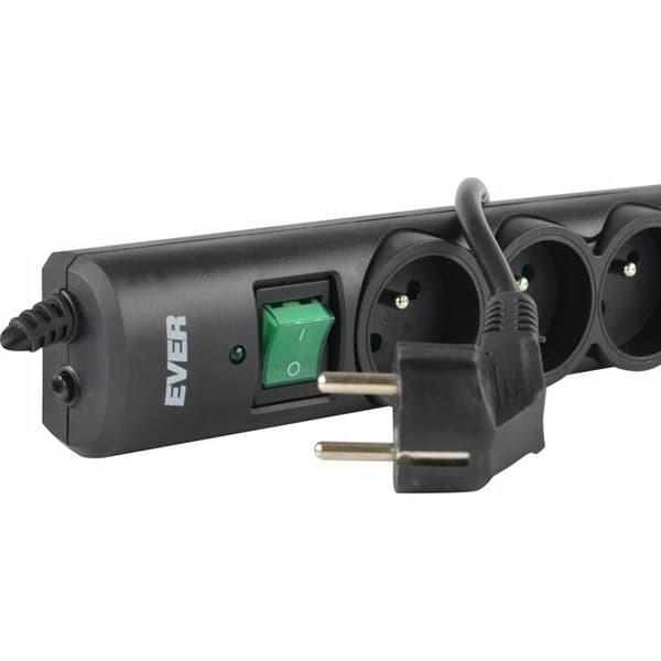 Överspänningsskydd - EVER - OPTIMA - 250 V - 6 utgångsanslutningar