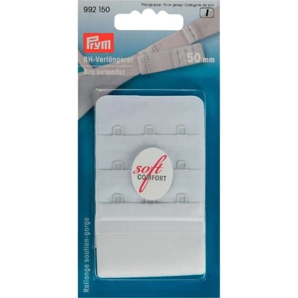 PRYM BH Förlängning 52mm Vit