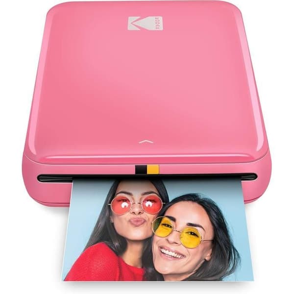Mobil fotoprinter - Kodak - Step - Rosa - Bluetooth - ZINK Zero Ink