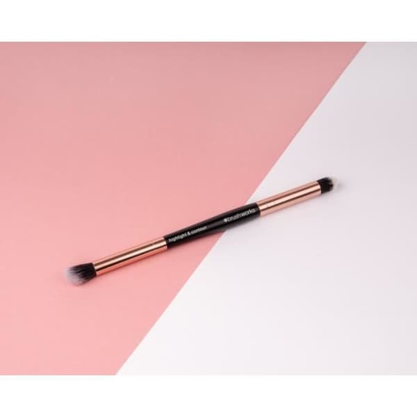 Double Ended Highlighter & Contouring Brush - BRUSHWORKS