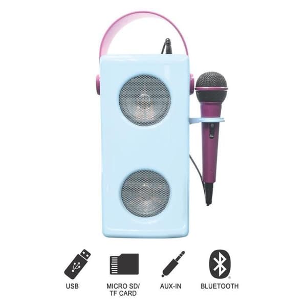 Kraftfull Bluetooth-högtalare med belysning Frost - med mikrofon