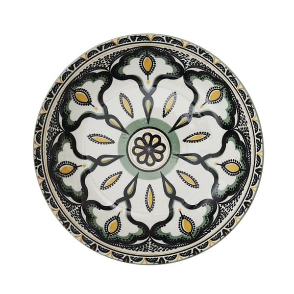 Tallrik - Heminredningsfabrik - Creuse - Mandala - Grön