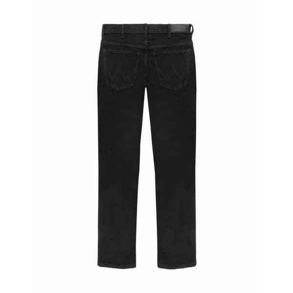 Wrangler raka jeans - svarta