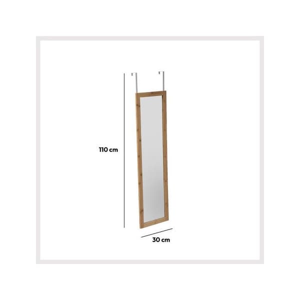 Spegel för dörr 110x30cm bambu - 5 five simply smart