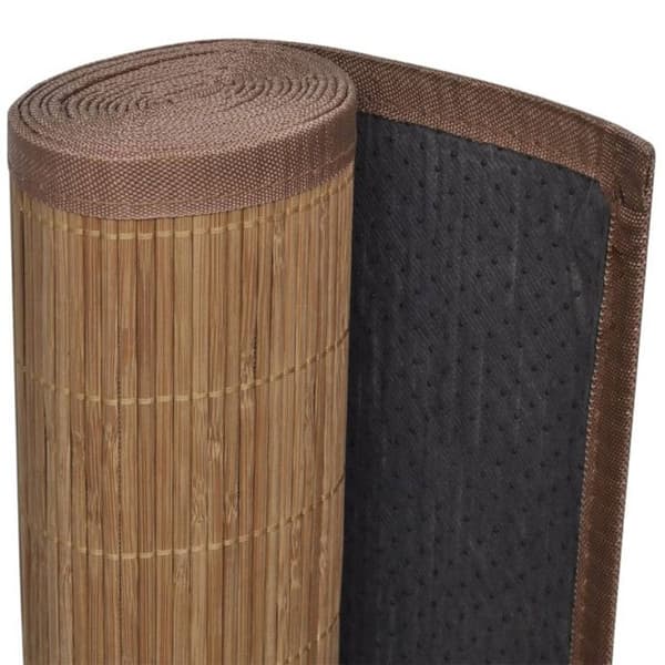 vidaXL Bambu Matta 100 x 160 cm Brun