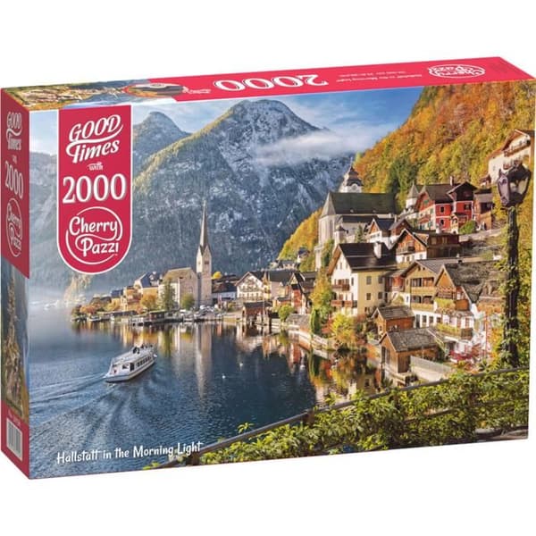 Pussel 2000 bitar: Hallstatt i morgonljus