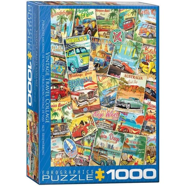 pussel 1000 bitar: Gamla reseannonser