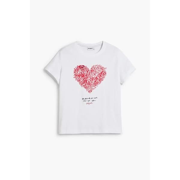 T-shirt dam Desigual Cor