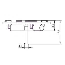 LED-lampa G4 12V 2W varm vit diameter 30 mm