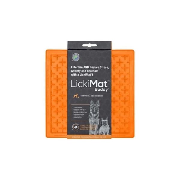 Lysmatta - LICKIMAT - Buddy - Antianxiety - Tandvård - Rosa