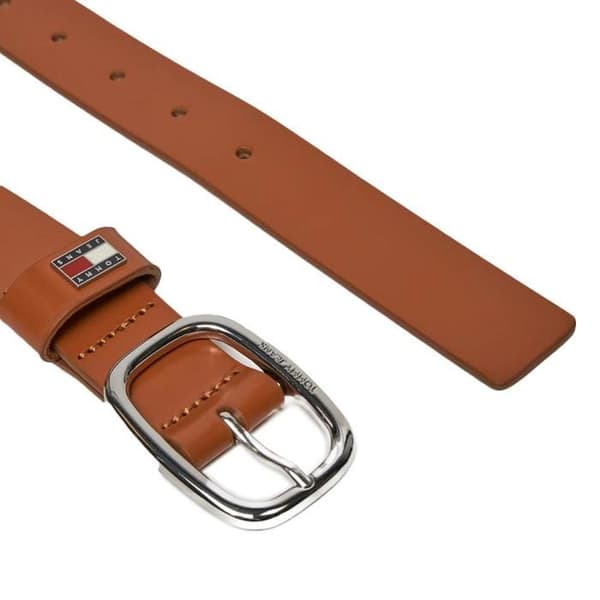 Tommy Hilfiger Oval 3.0 Brun Bälte Dam
