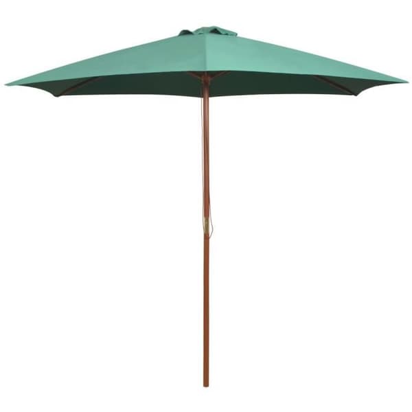 Parasoll - VIDAXL - 270 x 270 cm - Trä - Grön