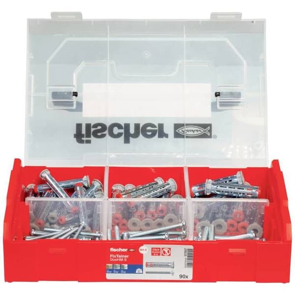 Fischer 572927 FixTainer DuoHM TX Plugg för hålrum 55 mm 90 st.