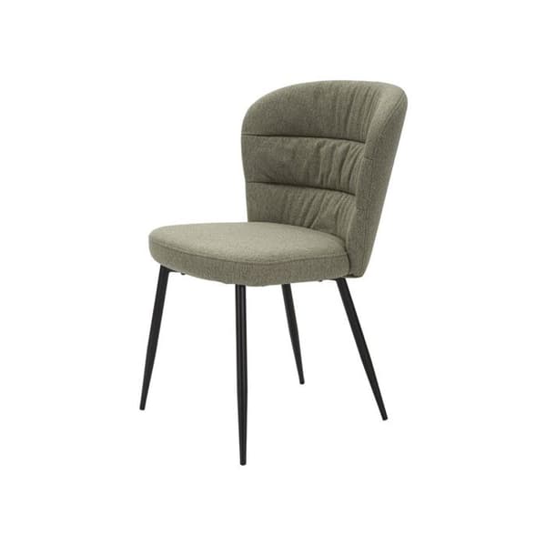 2-pack Stolar i Tyg "Losanna" 85cm Grön