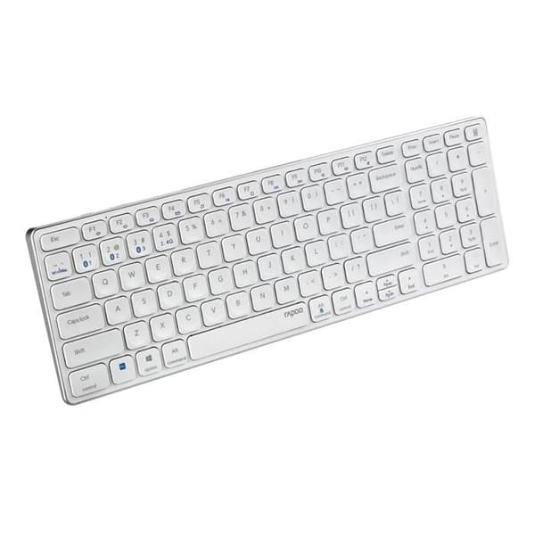 Trådlöst tangentbord - RAPOO - E9700M - Bluetooth 3.0/4.0/5.0 - Kompakt design - Sifferblock