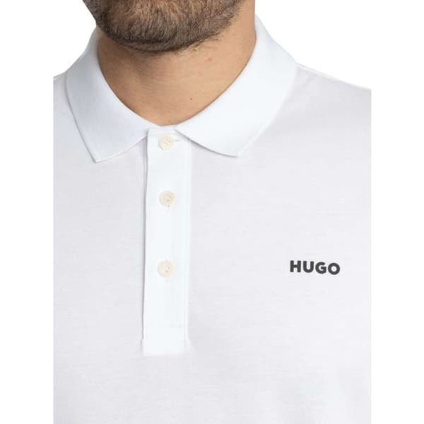 HUGO Herrpolo Vit Bomull GR78820