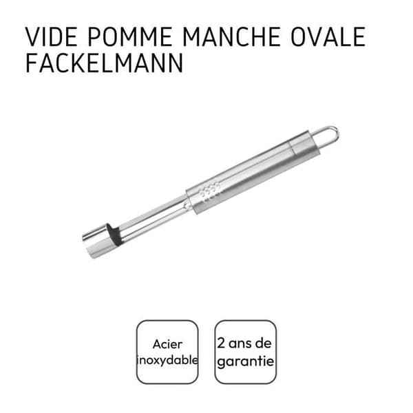 Vide pomme i rostfritt stål Fackelmann Ovala