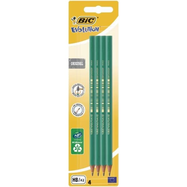 BIC® - HB Ecolution Evolution® Original grafitpenna x4