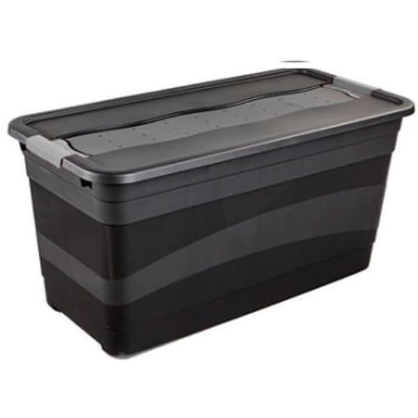 Transportlåda - KEEEPER - Eckhart - Extra robust - 39,5 x 29,5 x 17,5 cm - Grafitgrå
