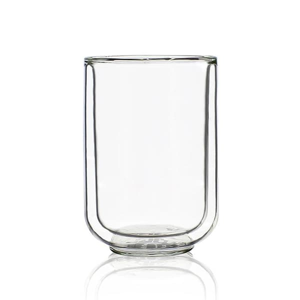 Glas koppar - Helya - Set om 2 - Dubbelvägg - Värmebeständiga
