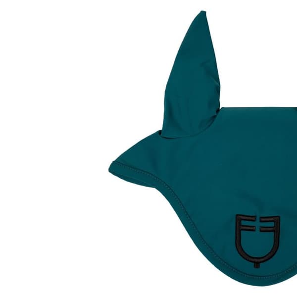 Flughuva för häst med Equestro-logotyp - Grön - Full