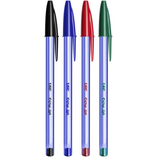BIC Kulpen Cristal Soft 1,2 mm Assorterade 10-pack
