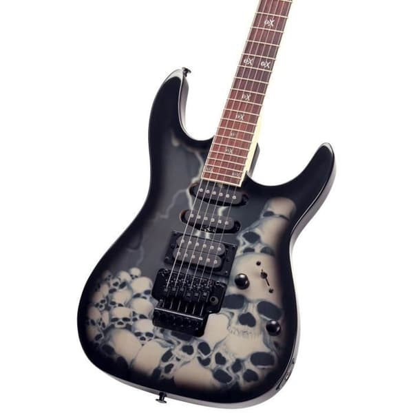 Elgitarr - Rocktile - JK150F-BSK - 2 mikrofoner - Palissander grepp - Lödskropp