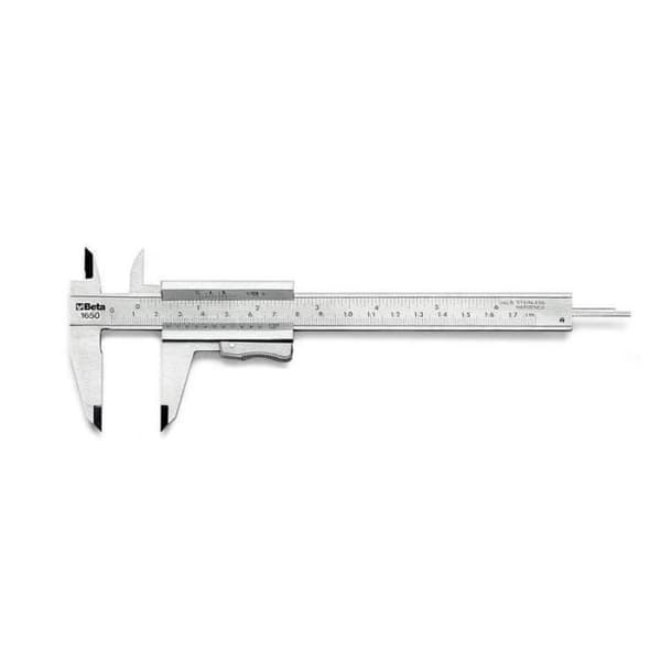 Beta Tools 1650 vernier bromsok i rostfritt stål