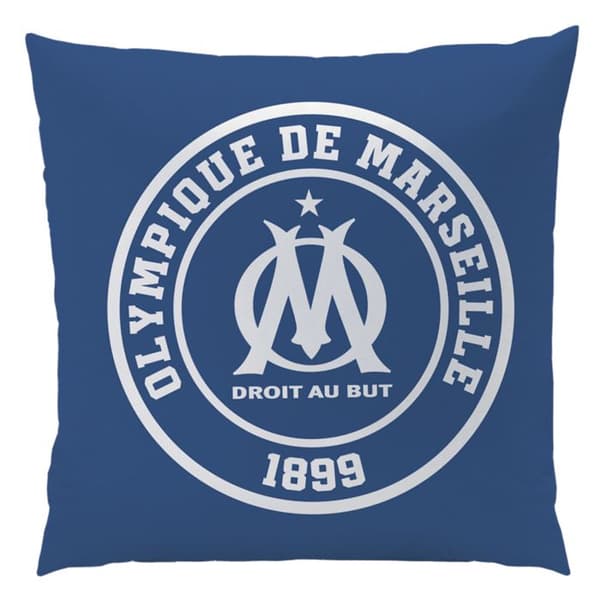 Tryckkudde 100% Polyester - OM SUPPORTERS - Blå - 40x40cm