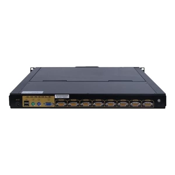 Konsol KVM - Inter-Tech - KVM-1708 - 8 portar - PS/2, USB - 17" - Rack-montabel