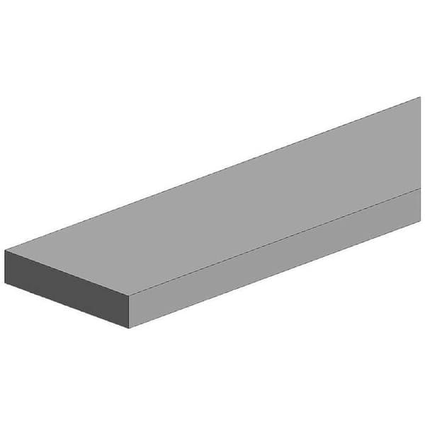 Polystyrenprofil, rektangulär (L x b x H) 350 x 1 x 1 mm 10 st.
